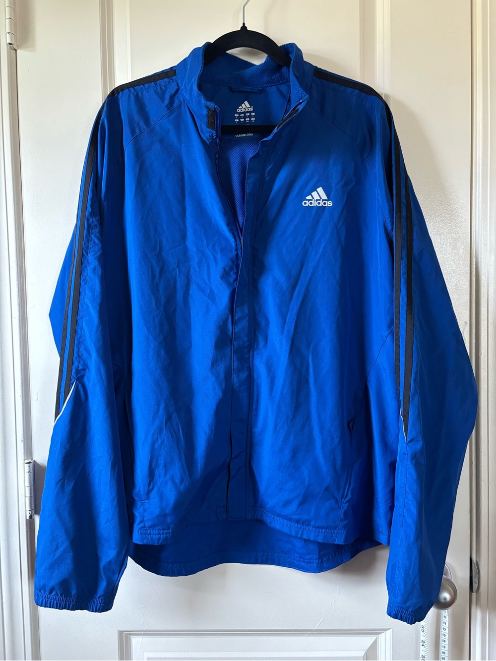 ADIDAS CLIMAPROOF Full Zip Jacket Rain Windbreaker Men’s Large Running Outdoor